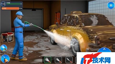 高压水枪洗车模拟器