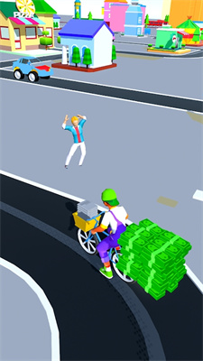 纸张运送自行车冲刺3D最新版